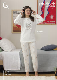 PIGIAMA RAGAZZA M/L 4130 Tellini S.r.l. Ingrosso Abbigliamento